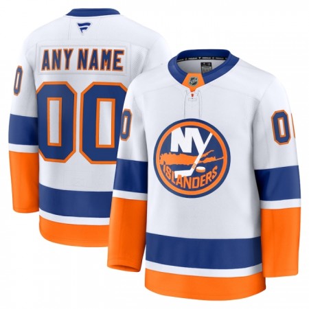 New York Islanders Dresy Personalizované Fanatics Premium 2024-25 Bílý Venkovní - Pánské